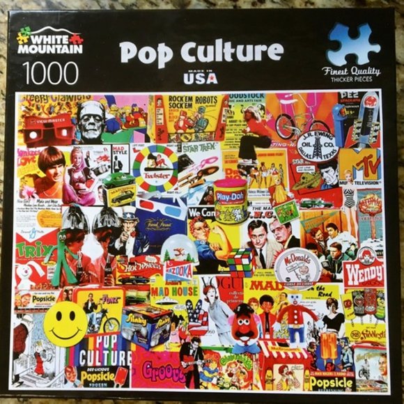 White Mountain Puzzle 1000 Pop Culture - Picture 1 of 2